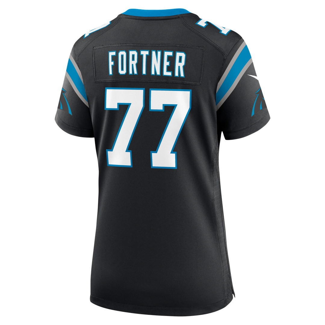 Luke Fortner Carolina Panthers Women's Team Jersey - Black