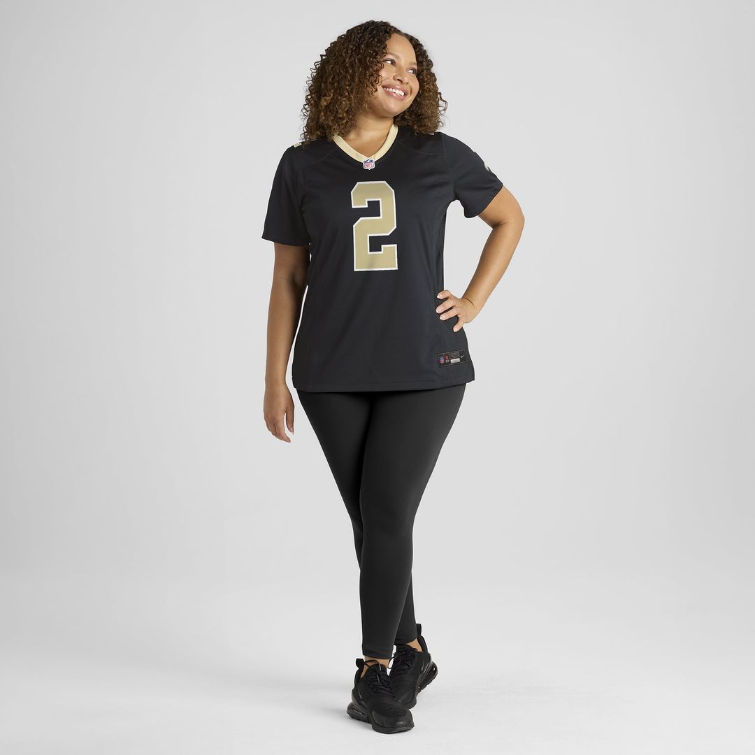 Spencer Rattler New Orleans Saints Women's Team Jersey - Black