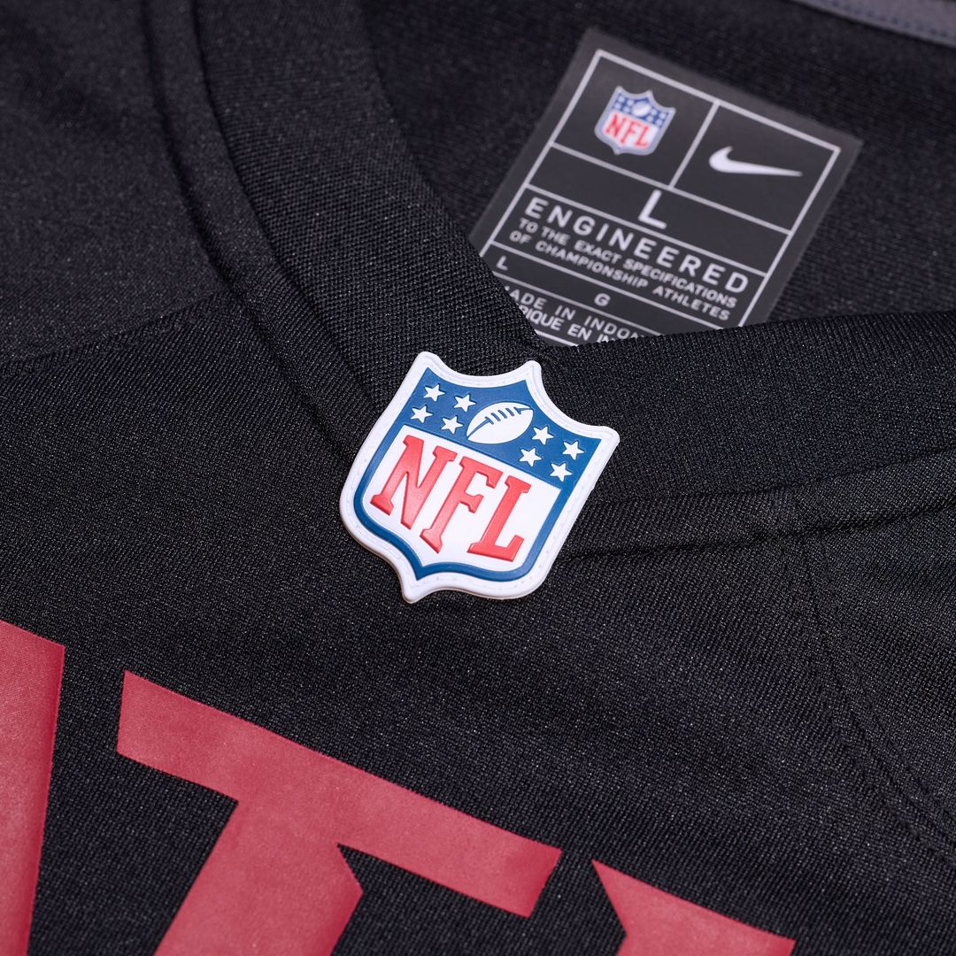 Liam McCullough Atlanta Falcons Team Jersey - Black