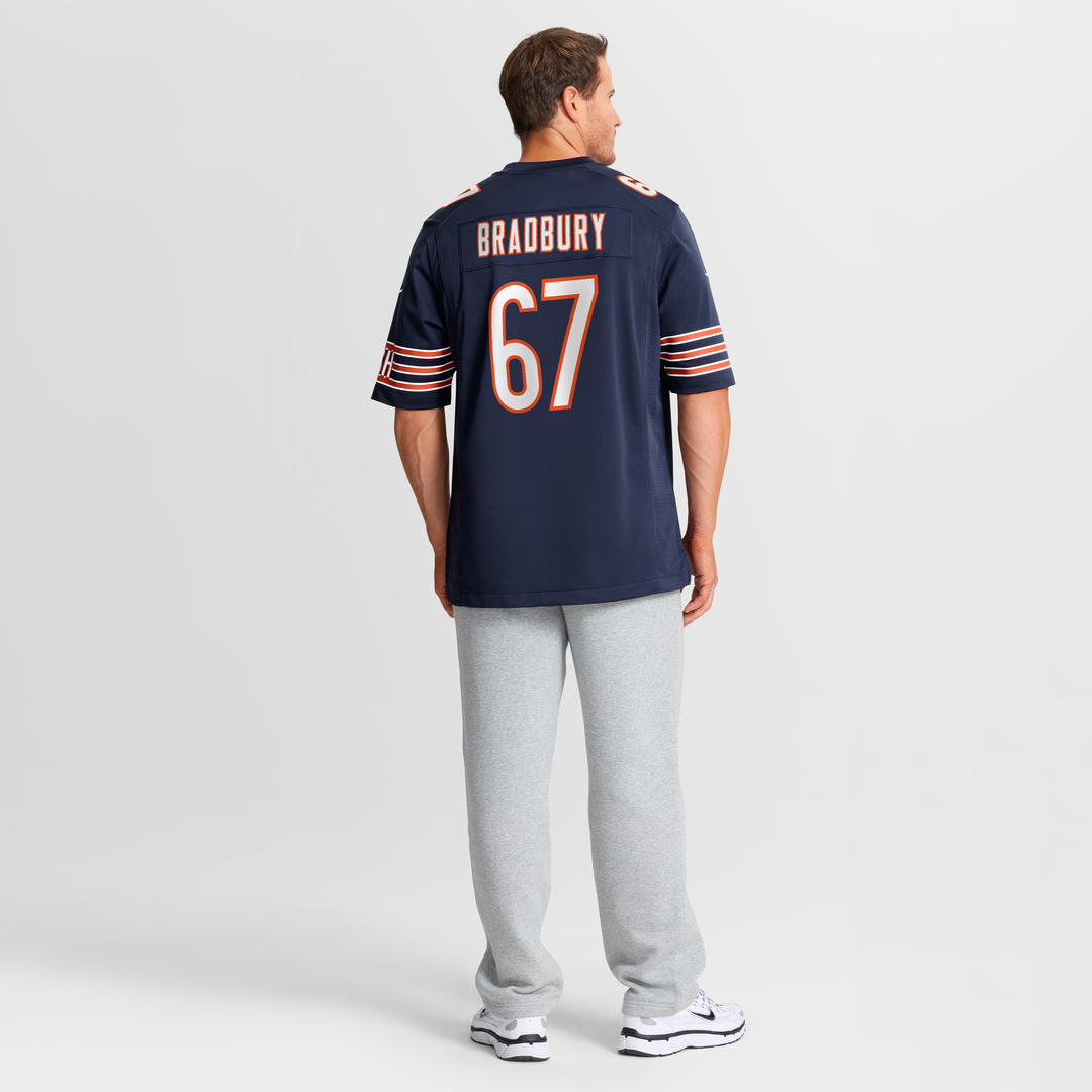 Garrett Bradbury Chicago Bears Team Jersey - Navy