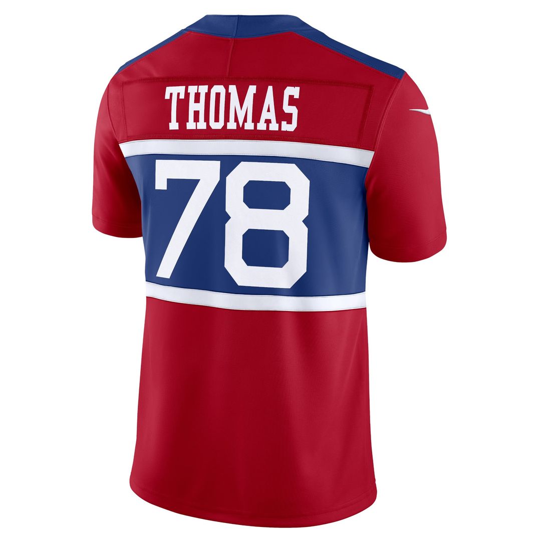 Andrew Thomas New York Giants Alternate Jersey - Century Red