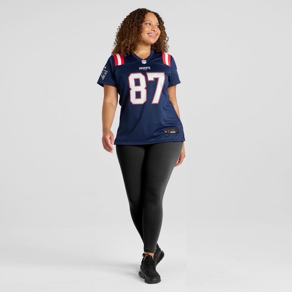 Romeo Doubs New England Patriots Women's Team Jersey - Navy