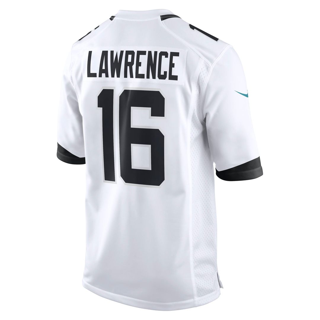 Trevor Lawrence Jacksonville Jaguars White Jersey - White