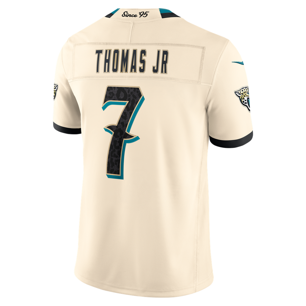 Brian Thomas Jr. Jacksonville Jaguars 2026 Rivalries Collection Stitched Jersey - Natural