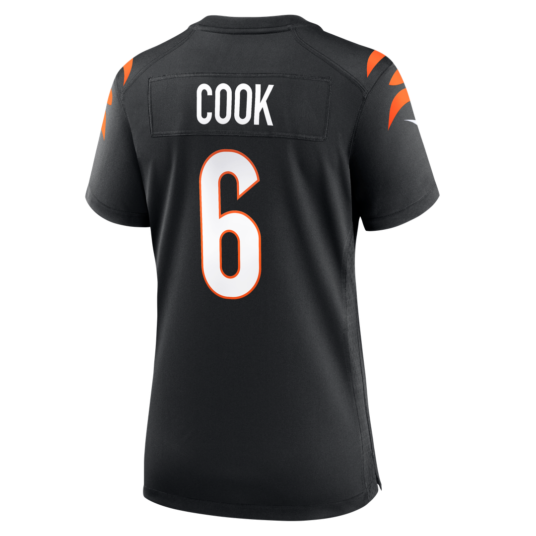 Bryan Cook Cincinnati Bengals Women's Team Jersey - Black