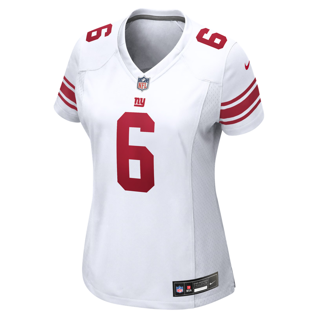 Jaxson Dart New York Giants Women's Jersey - White