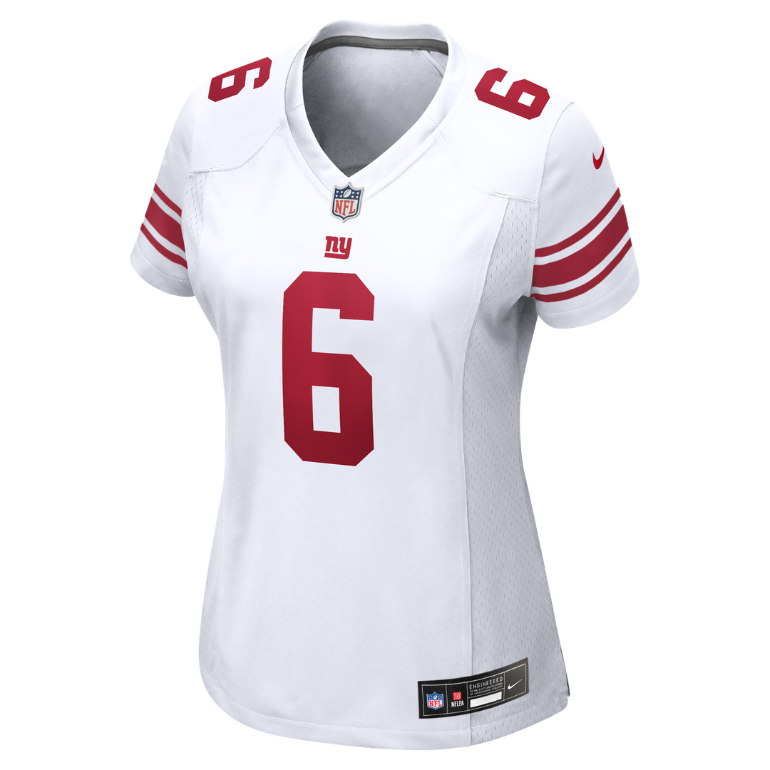 Jaxson Dart New York Giants Women's Jersey - White