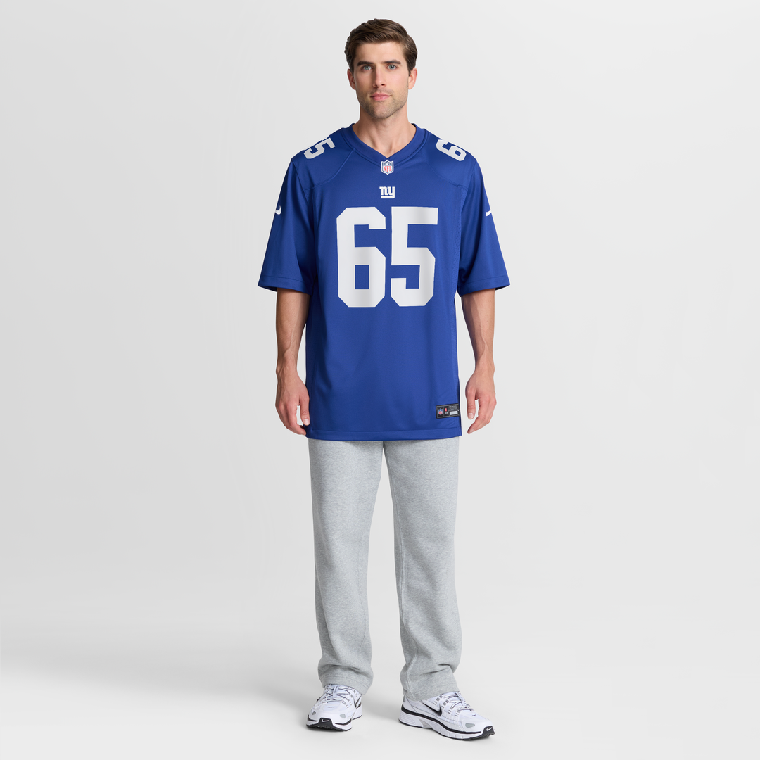 Francis Mauigoa New York Giants Team Jersey - Royal
