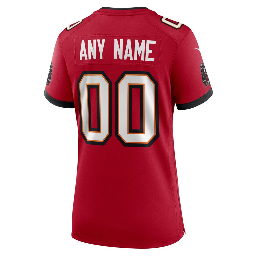 Tampa Bay Buccaneers Women's Custom Jersey - Red
