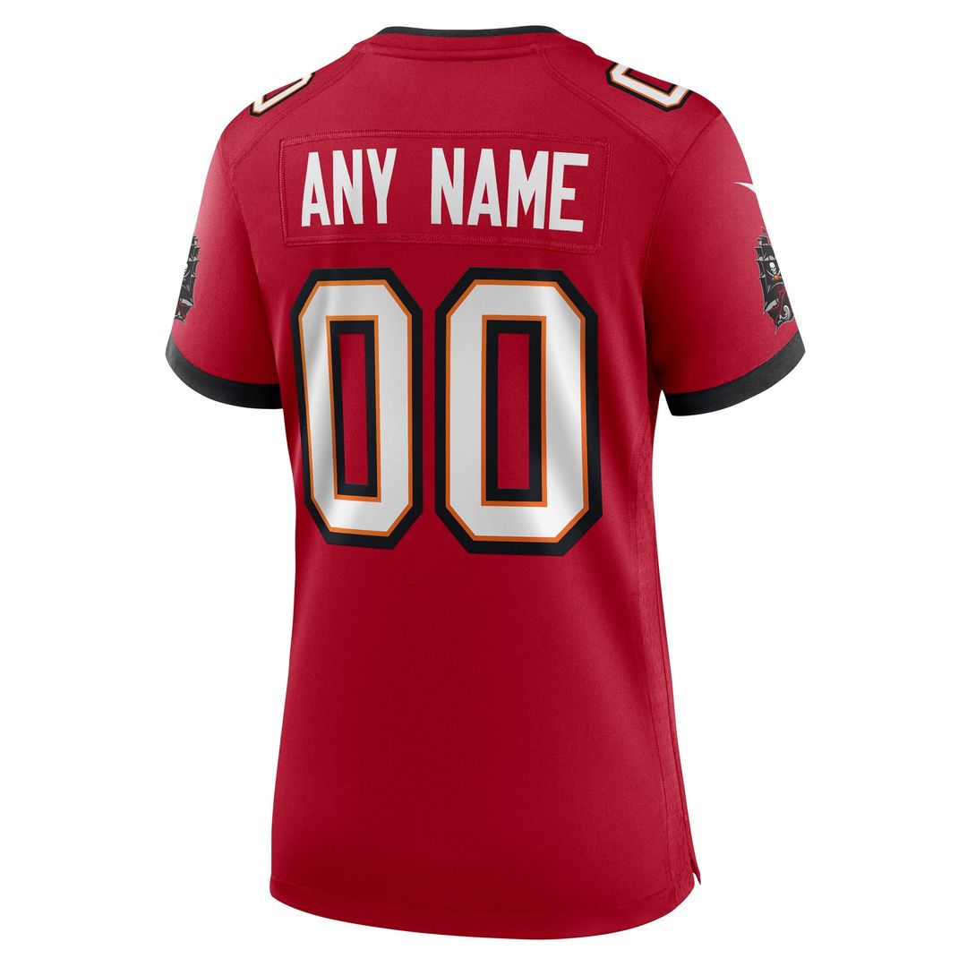 Tampa Bay Buccaneers Women's Custom Jersey - Red