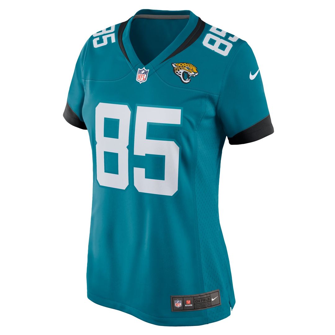 Brenton Strange Jacksonville Jaguars Women's Team Jersey - Teal