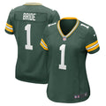 Number 1 Bride Green Bay Packers Women's Jersey - Green