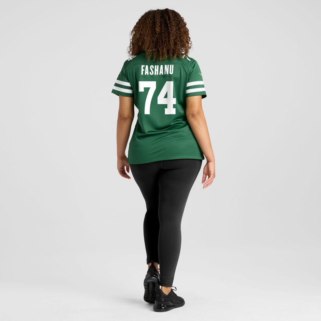 Olu Fashanu New York Jets Women's Jersey - Legacy Green
