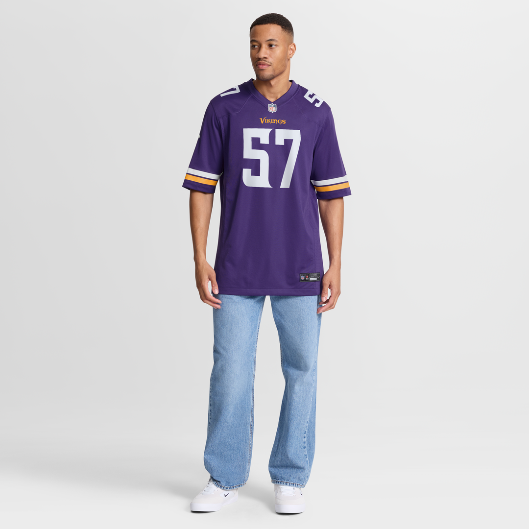 Chaz Chambliss Minnesota Vikings Team Jersey - Purple