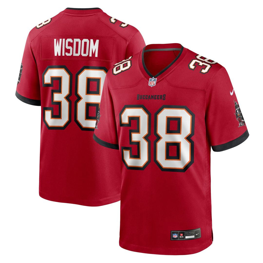 Rashad Wisdom Tampa Bay Buccaneers Team Jersey - Red