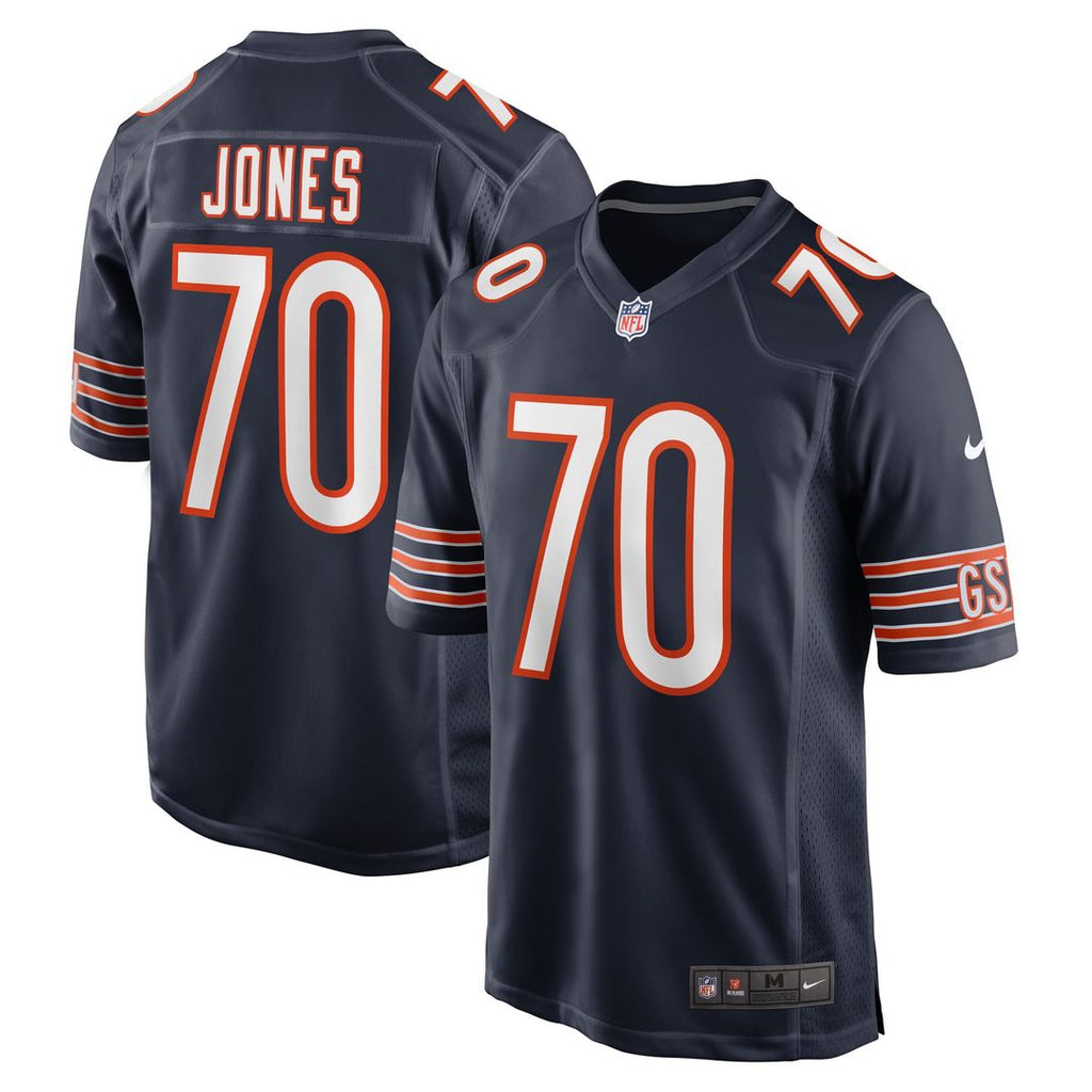Braxton Jones Chicago Bears Jersey - Navy