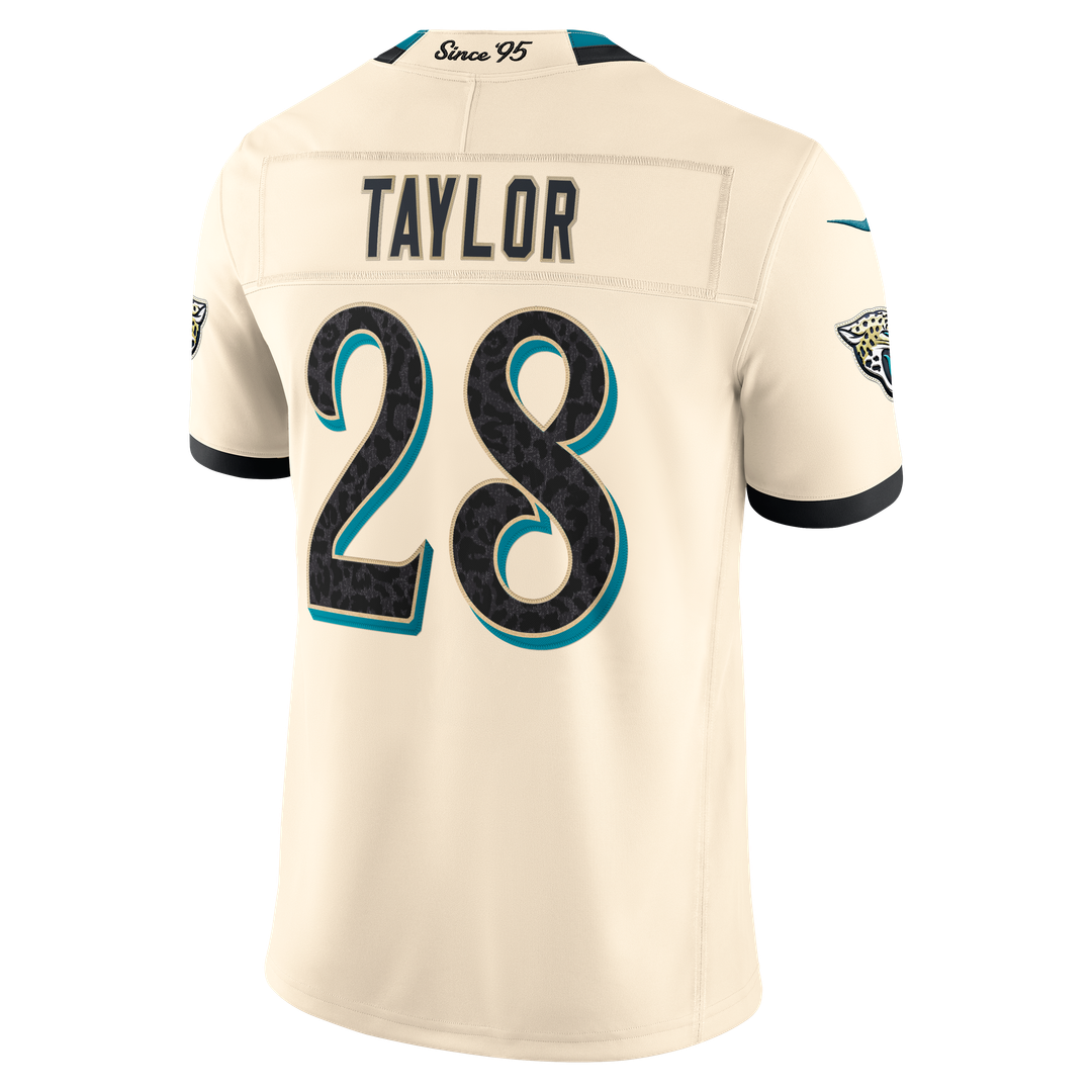 Fred Taylor Jacksonville Jaguars 2026 Rivalries Collection Stitched Jersey - Natural