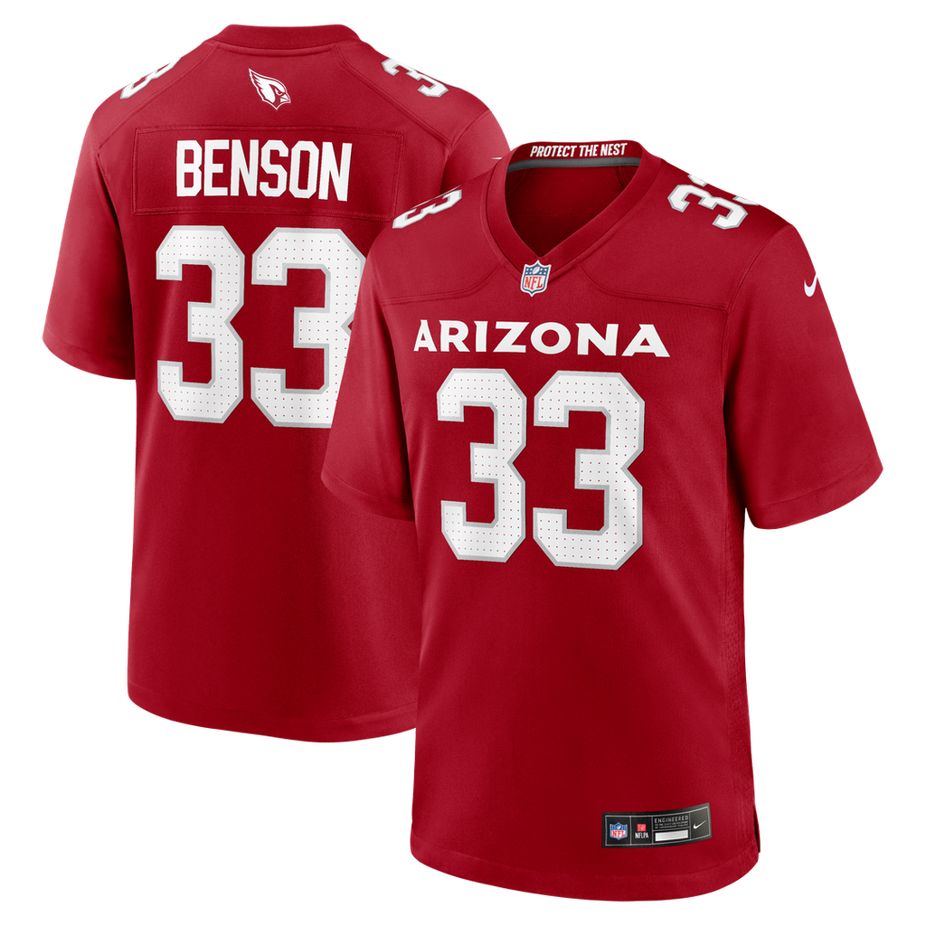 Trey Benson Arizona Cardinals Team Jersey - Cardinal