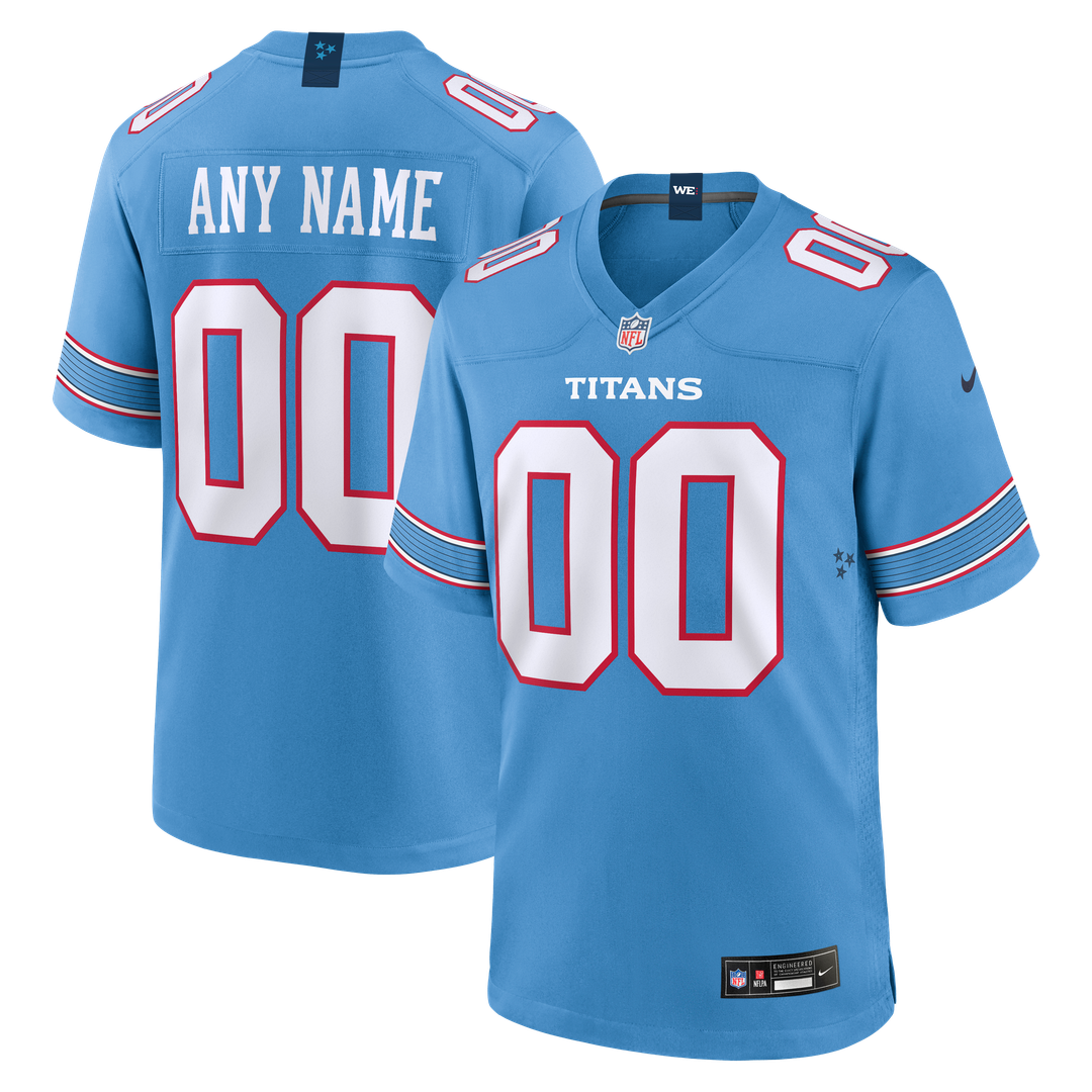 Tennessee Titans Youth Game Custom Jersey - White