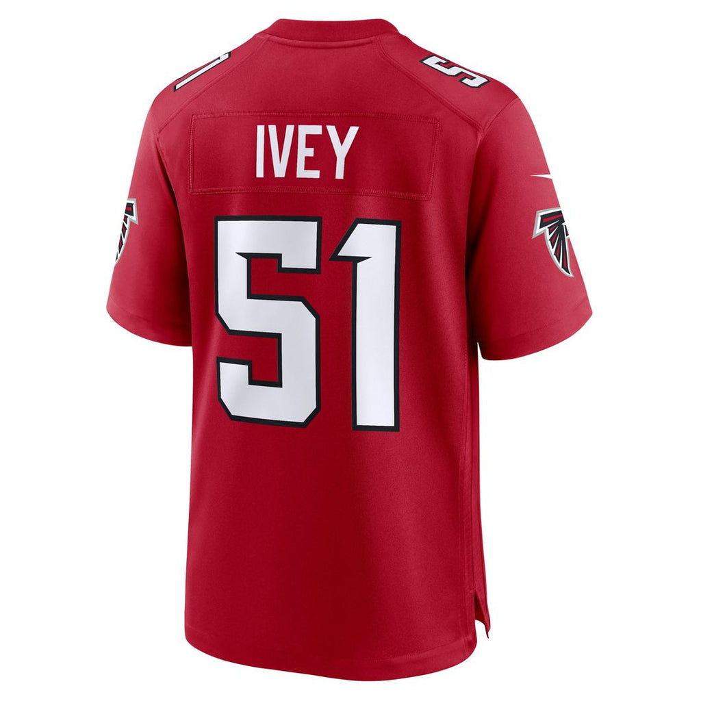 Jared Ivey Atlanta Falcons Team Jersey - Red