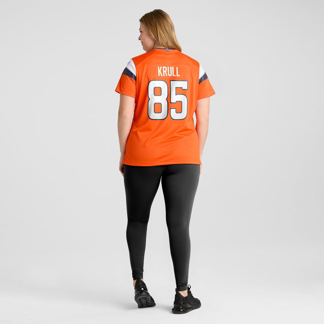 Lucas Krull Denver Broncos Women's Team Jersey - Orange