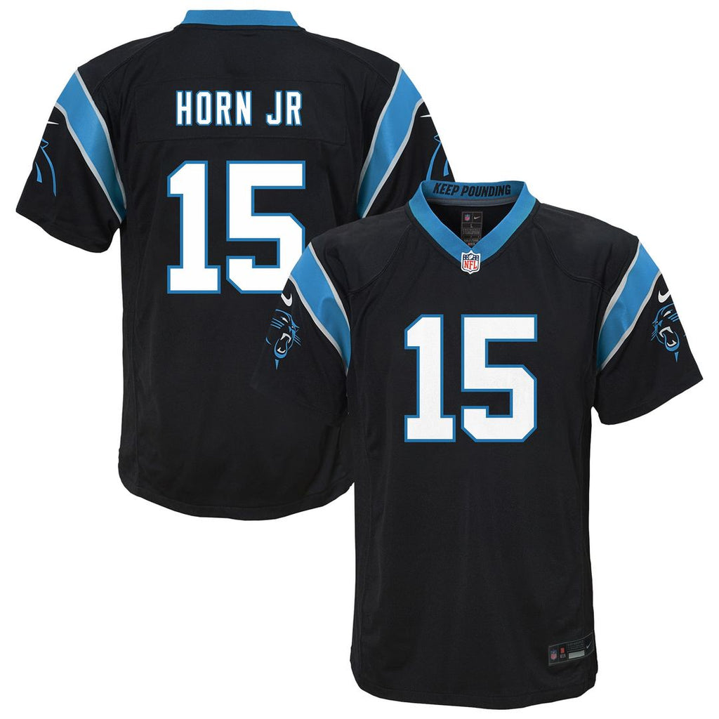 Jimmy Horn Jr. Carolina Panthers Youth Team Jersey - Black