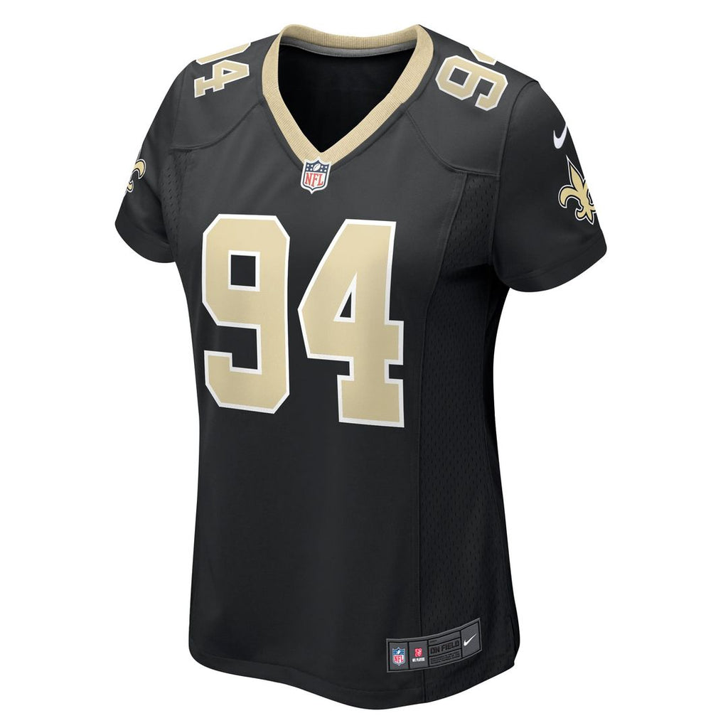 Cameron New Orleans Saints Women's Team Jersey - Black