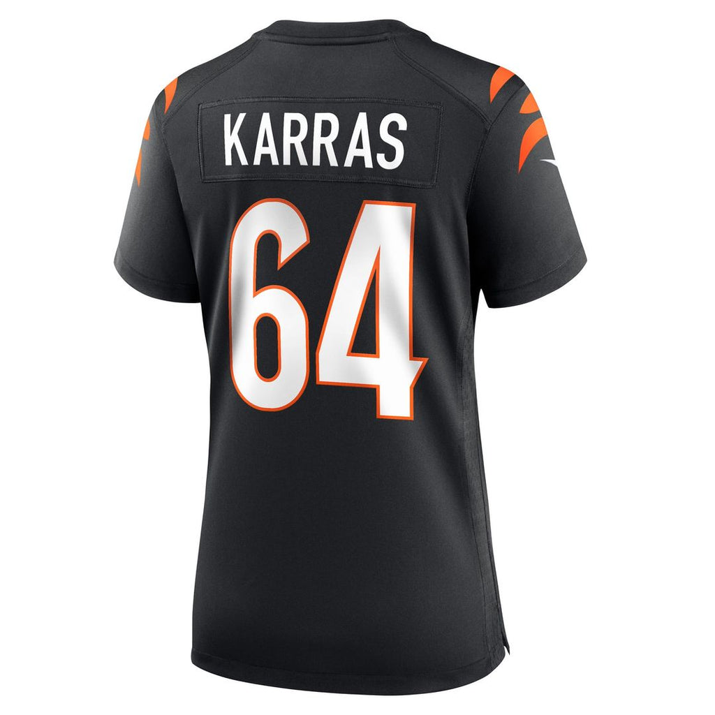 Ted Karras Cincinnati Bengals Women's Jersey - Black
