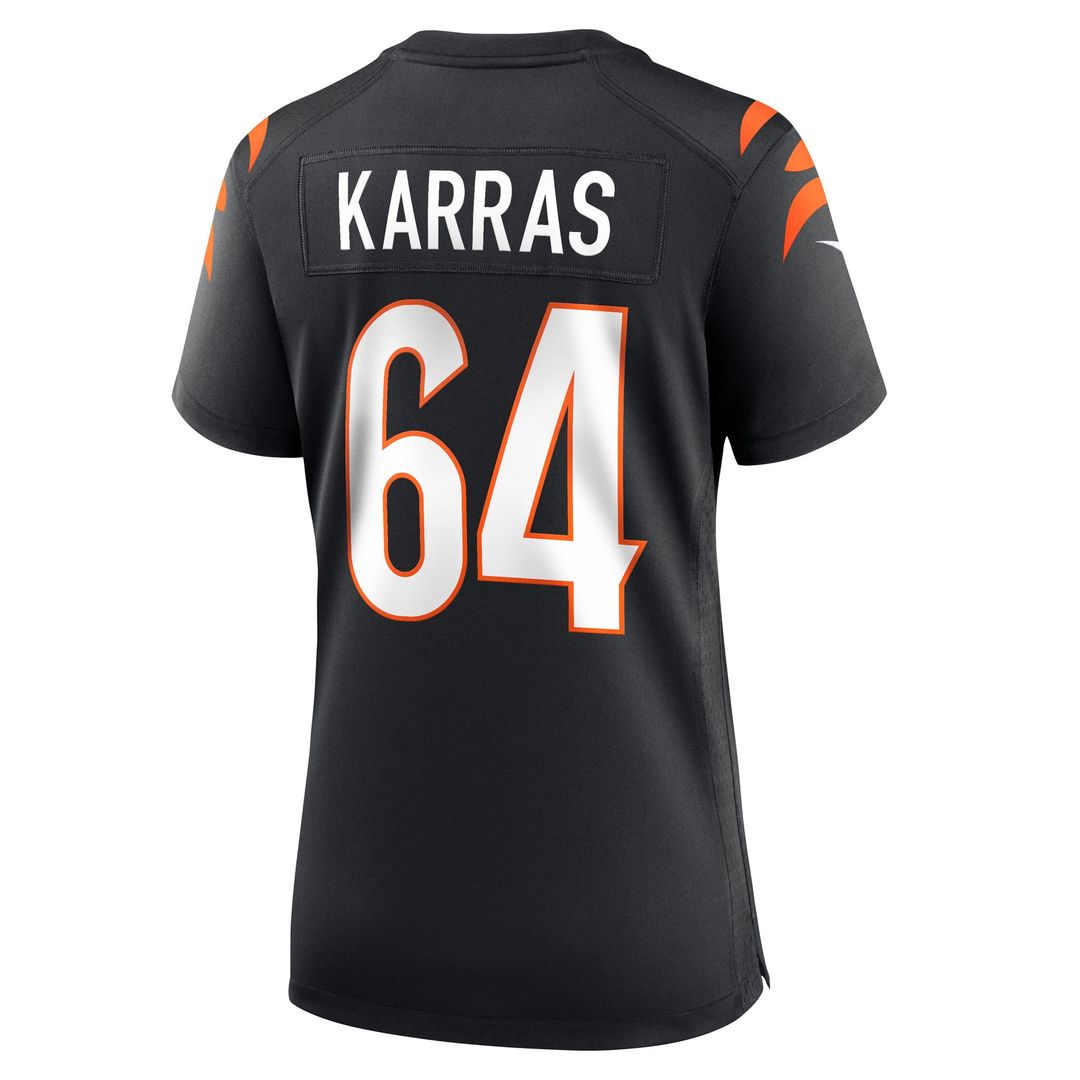 Ted Karras Cincinnati Bengals Women's Jersey - Black
