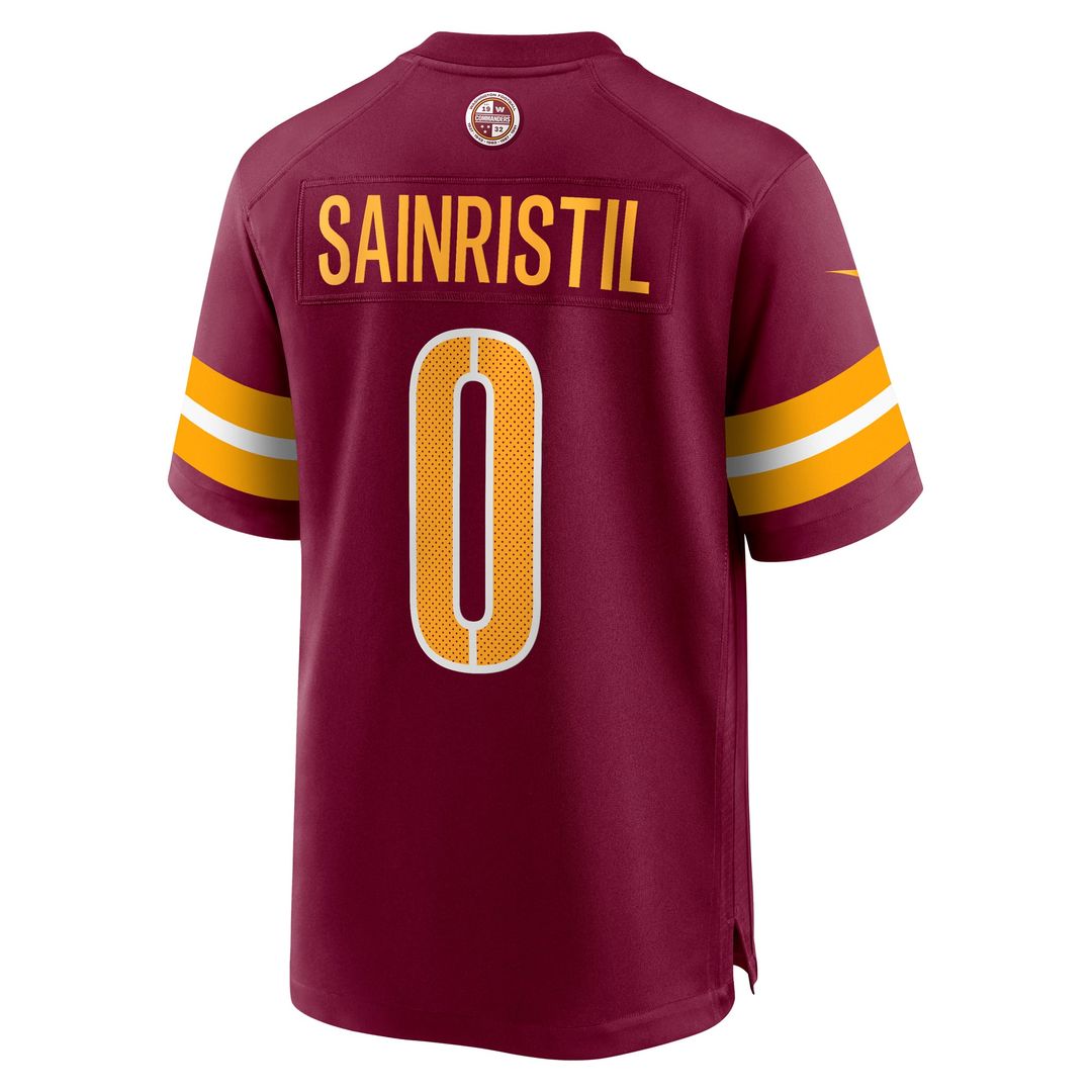 Mike Sainristil Washington Commanders Jersey - Burgundy