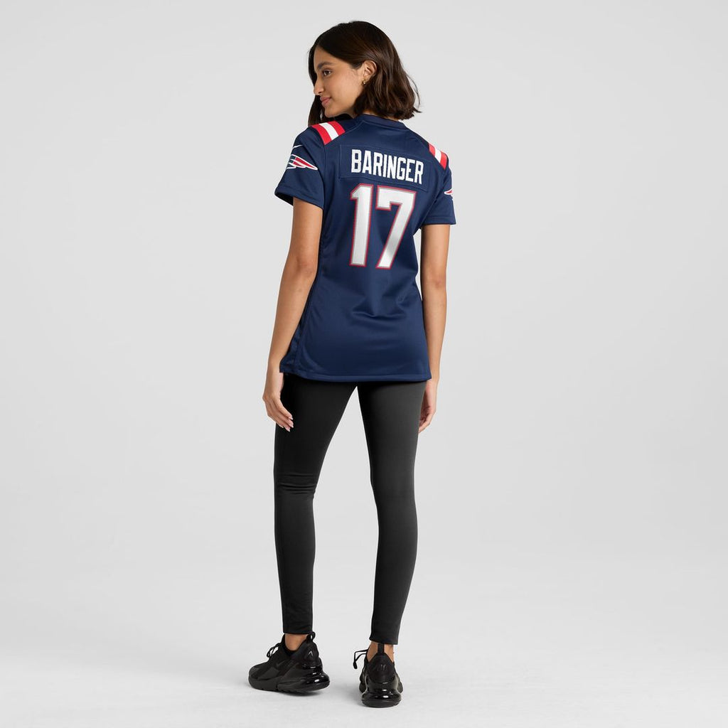 Bryce Baringer New England Patriots Women's Jersey - Navy