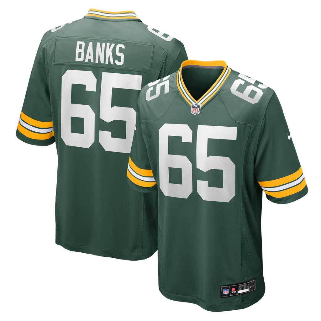 Aaron Banks Green Bay Packers Team Jersey - Green