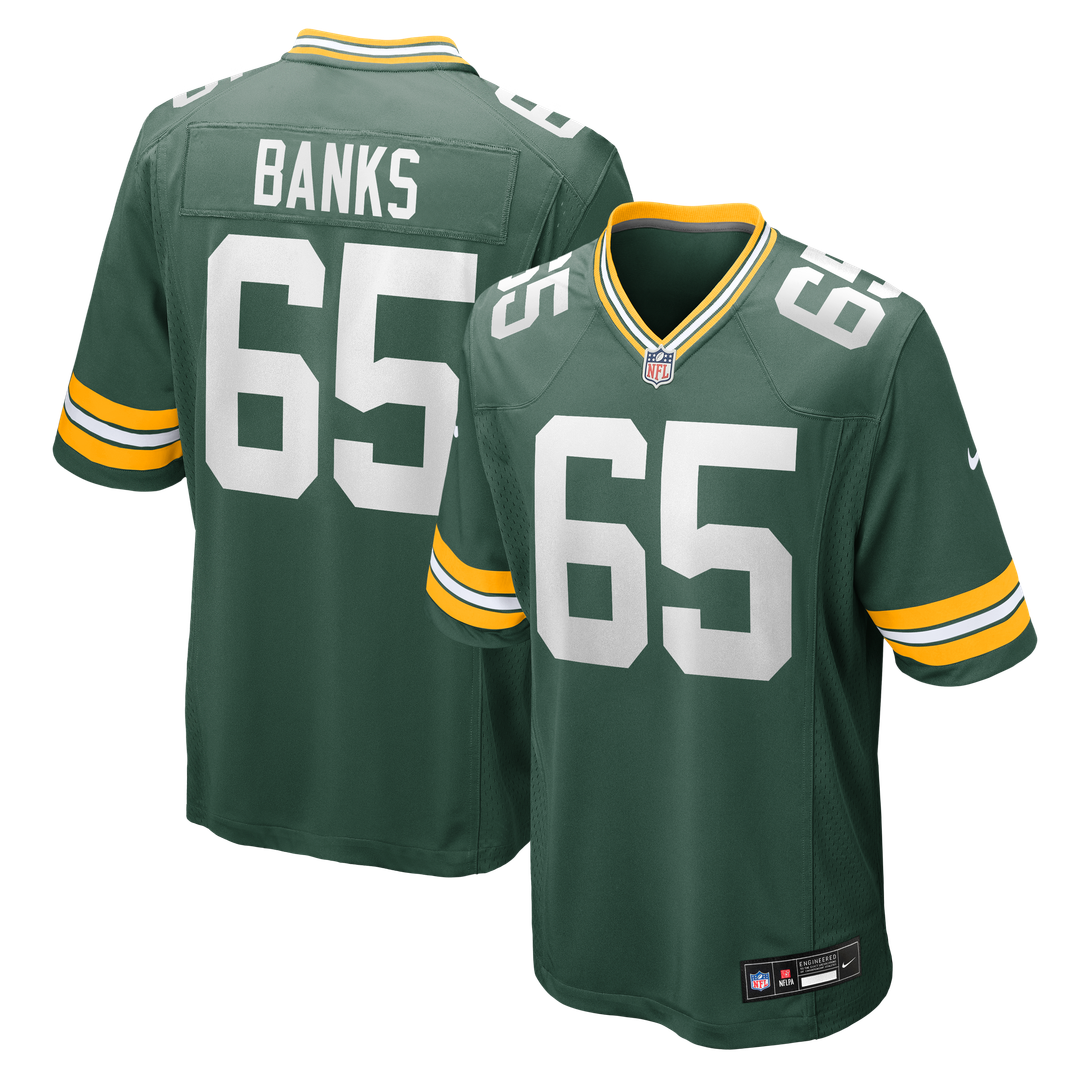 Aaron Banks Green Bay Packers Team Jersey - Green