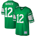 Joe Namath New York Jets Big & Tall 1968 Retired Player Jersey - Green