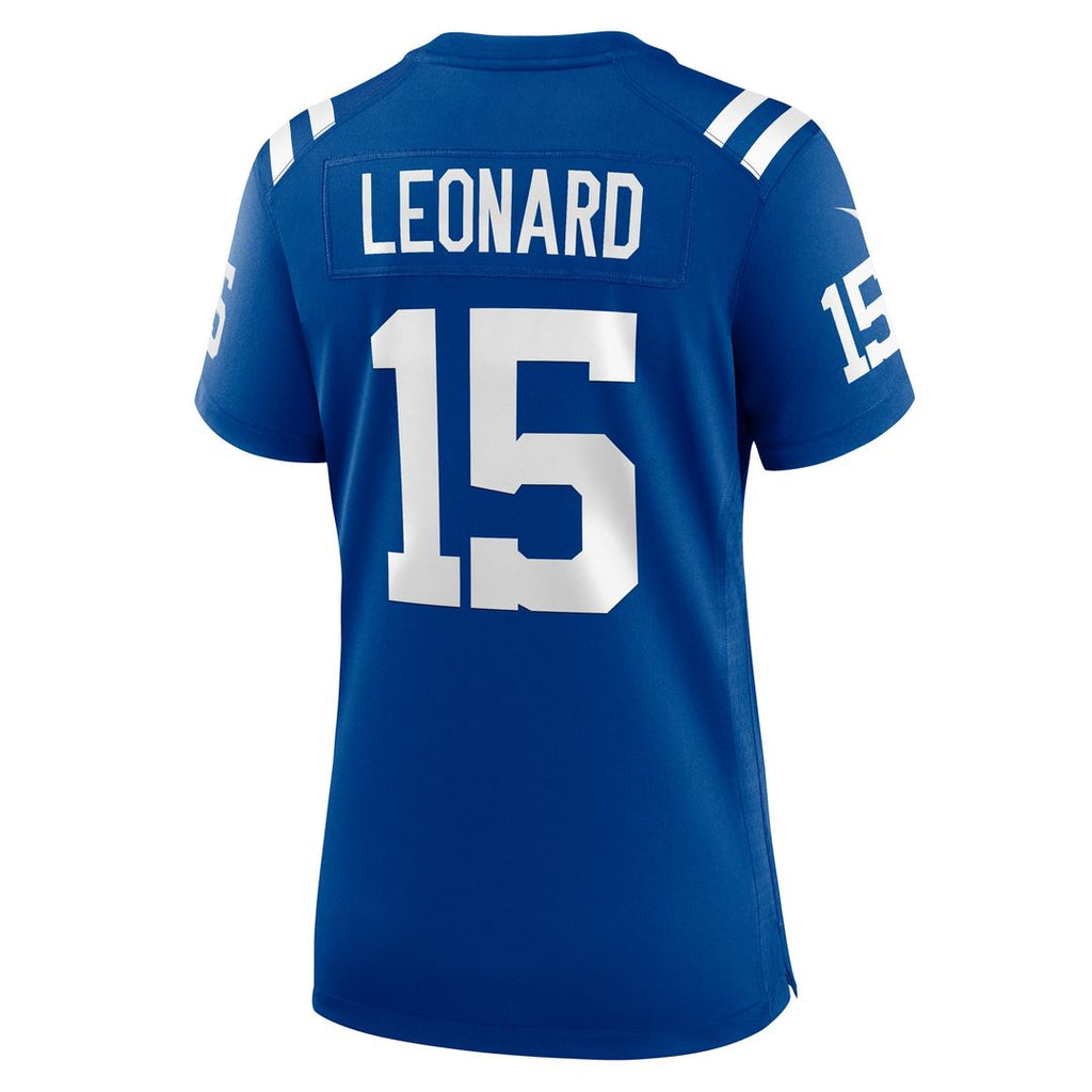 Riley Leonard Indianapolis Colts Women's Team Jersey - Royal