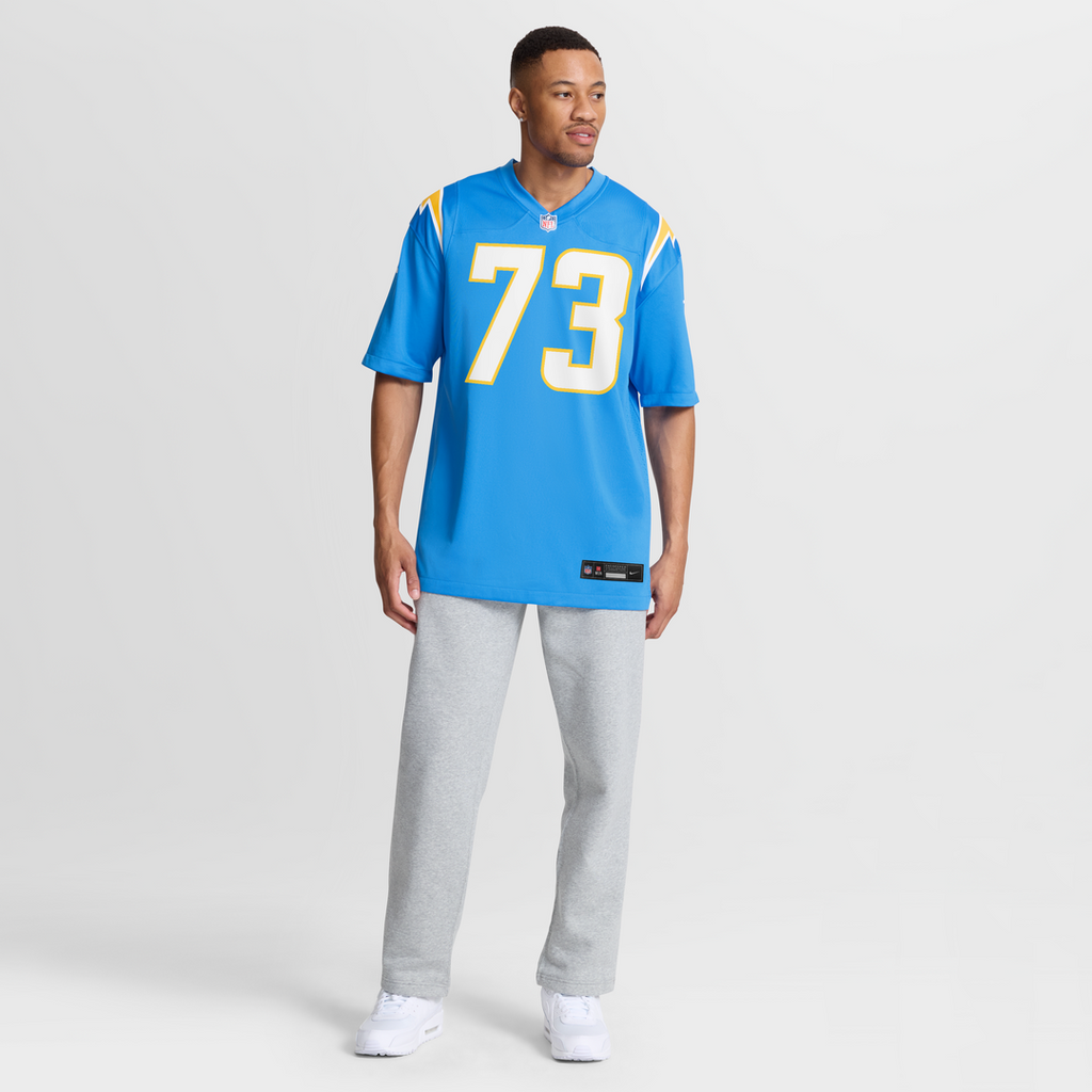 Mekhi Becton Los Angeles Chargers Team Jersey - Powder Blue