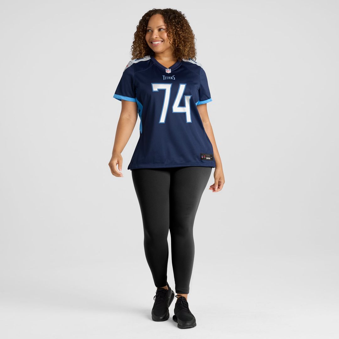 Bruce Matthews Tennessee Titans Women's Oilers Throwback Retired Player Jersey - Light Blue