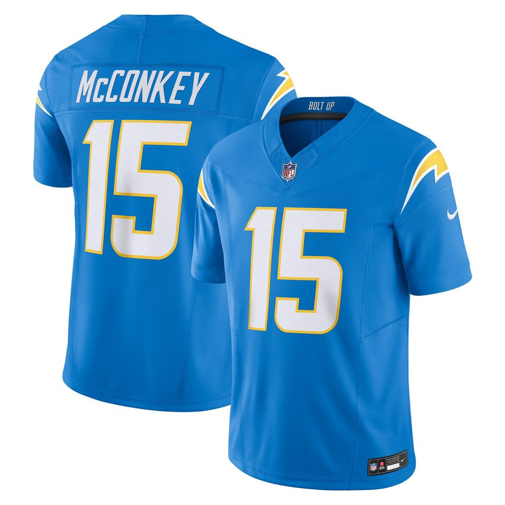 Ladd McConkey Los Angeles Chargers Alternate Charger Power Jersey - Gold