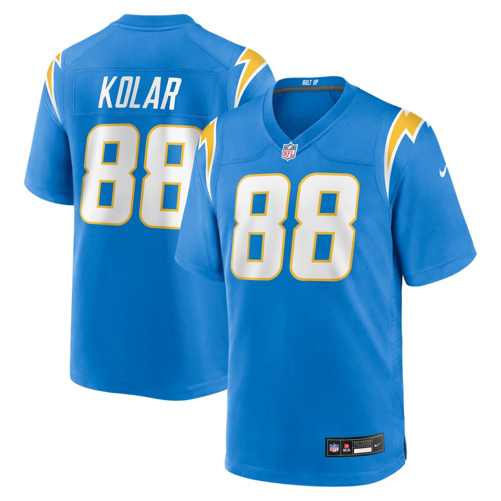 Charlie Kolar Los Angeles Chargers Team Jersey - Powder Blue