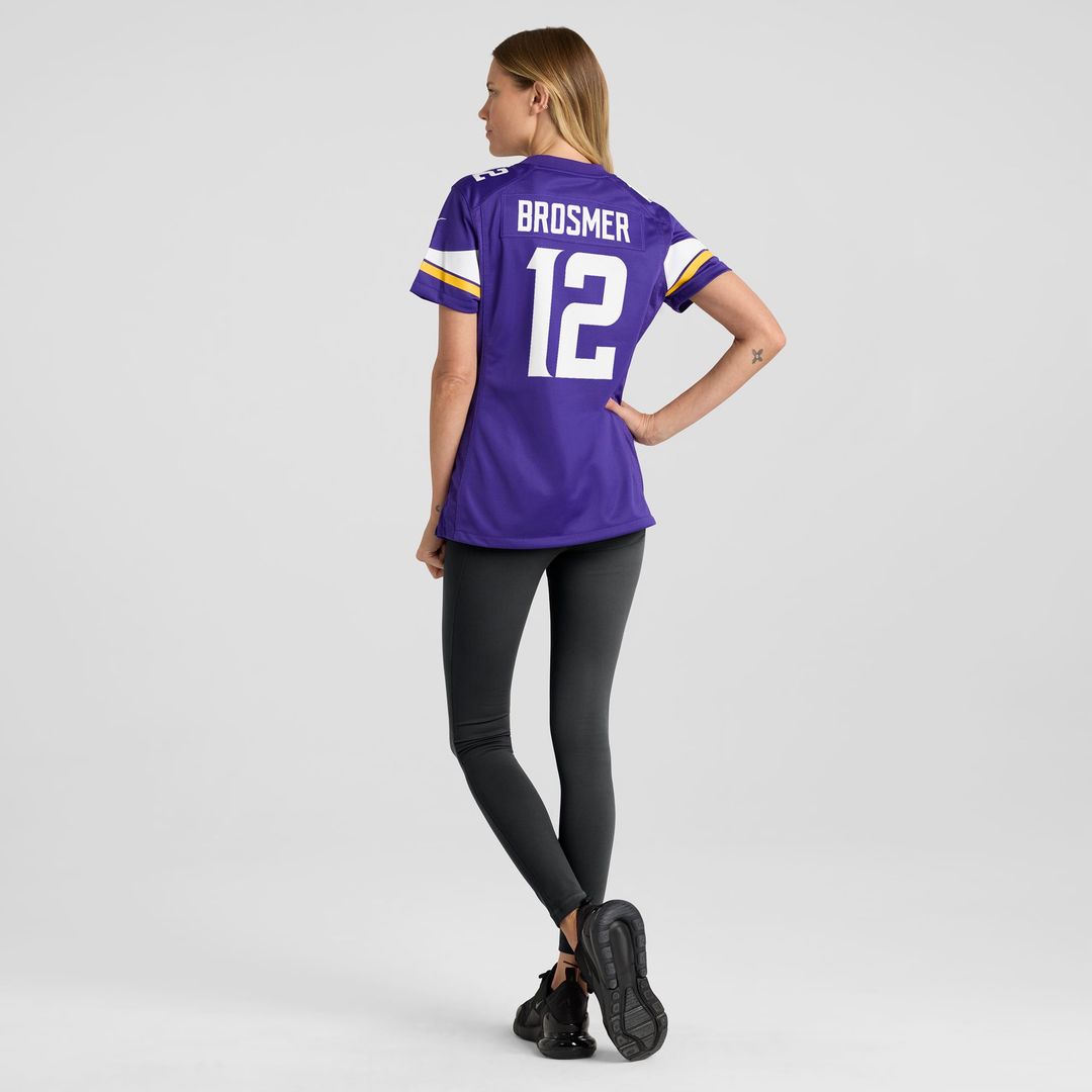 Max Brosmer Minnesota Vikings Women's Team Jersey - Purple