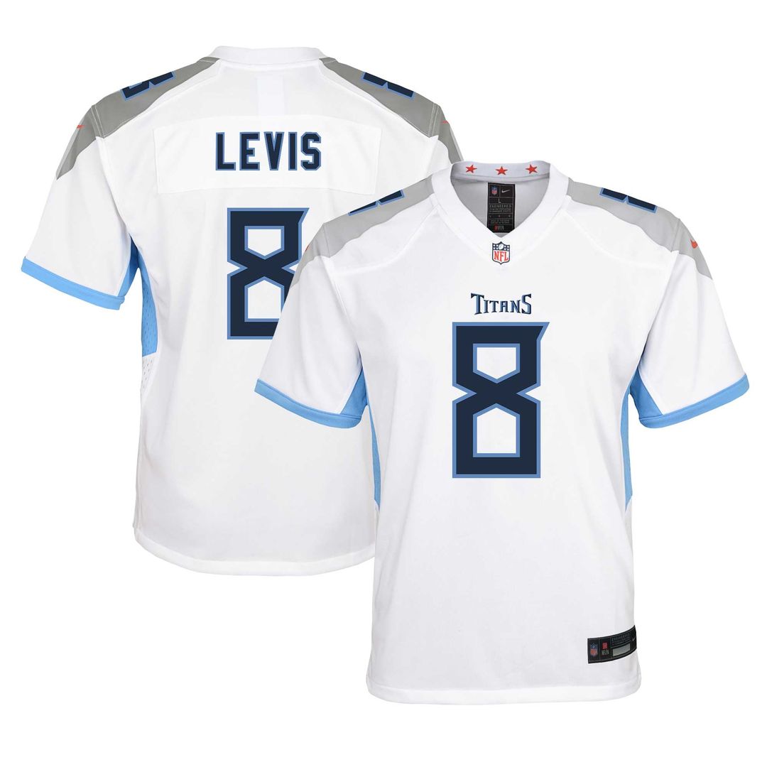 Will Levis Tennessee Titans Youth Jersey - White