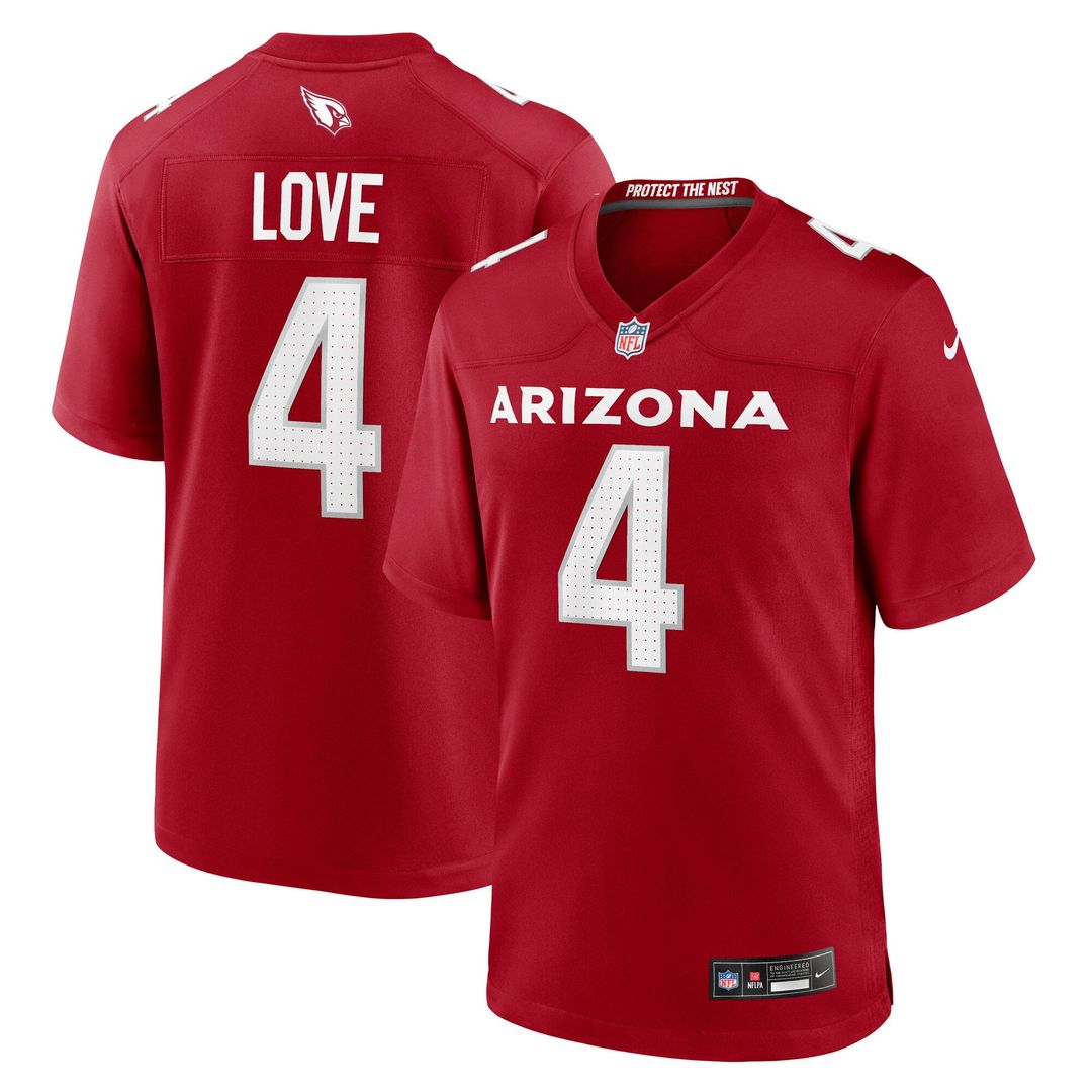 Jeremiyah Love Arizona Cardinals Youth Team Jersey - Cardinal