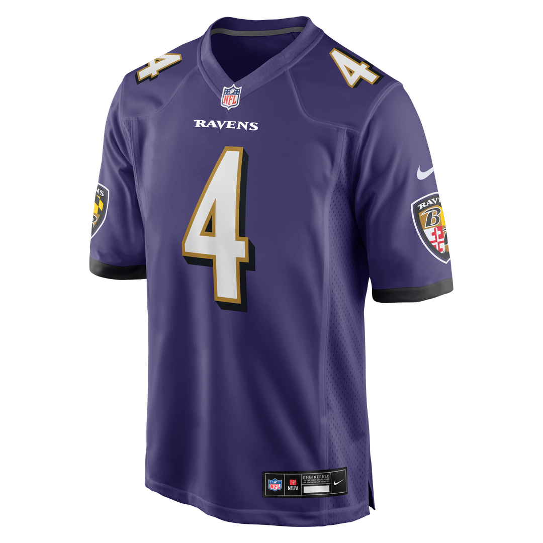 Zay Flowers Baltimore Ravens Jersey - Purple
