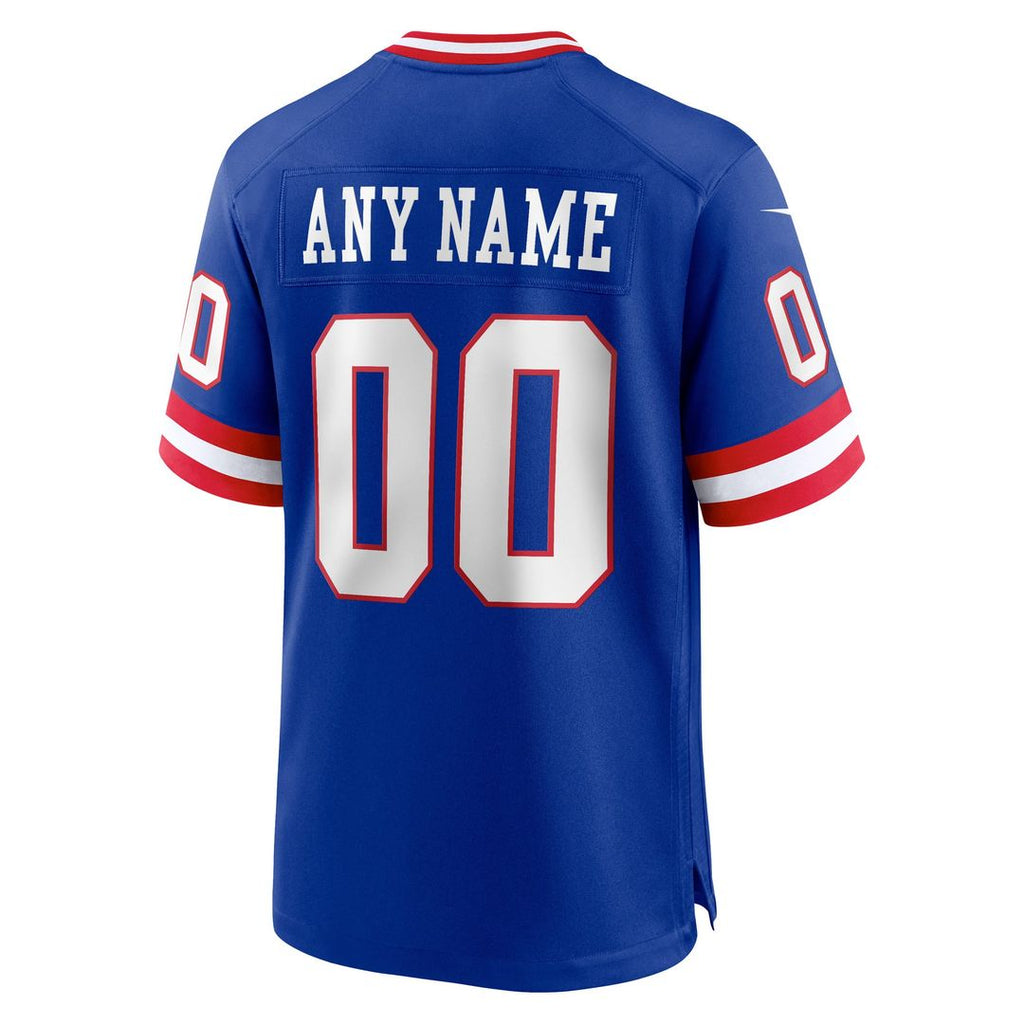 New York Giants Classic Custom Jersey - Royal