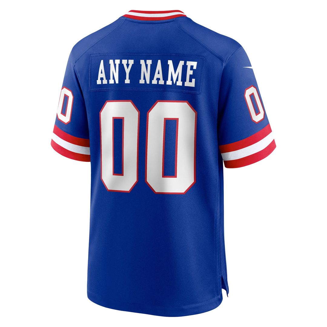 New York Giants Classic Custom Jersey - Royal
