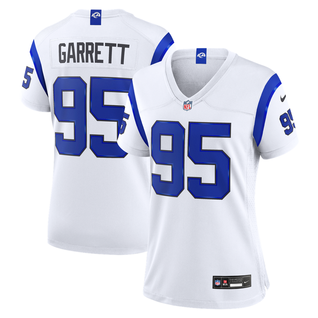 Myles Garrett Los Angeles Rams Women's Fearsome White Jersey