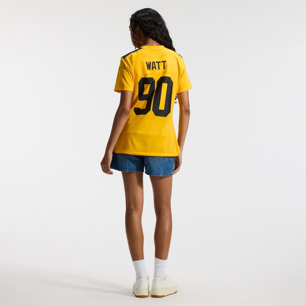 T.J. Watt Pittsburgh Steelers Women's Alternate 1933 Throwback Jersey - Gold