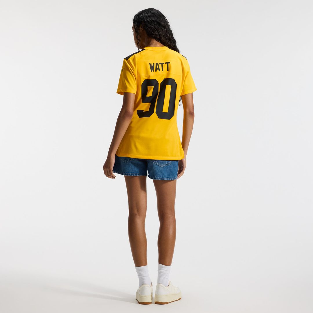 T.J. Watt Pittsburgh Steelers Women's Alternate 1933 Throwback Jersey - Gold