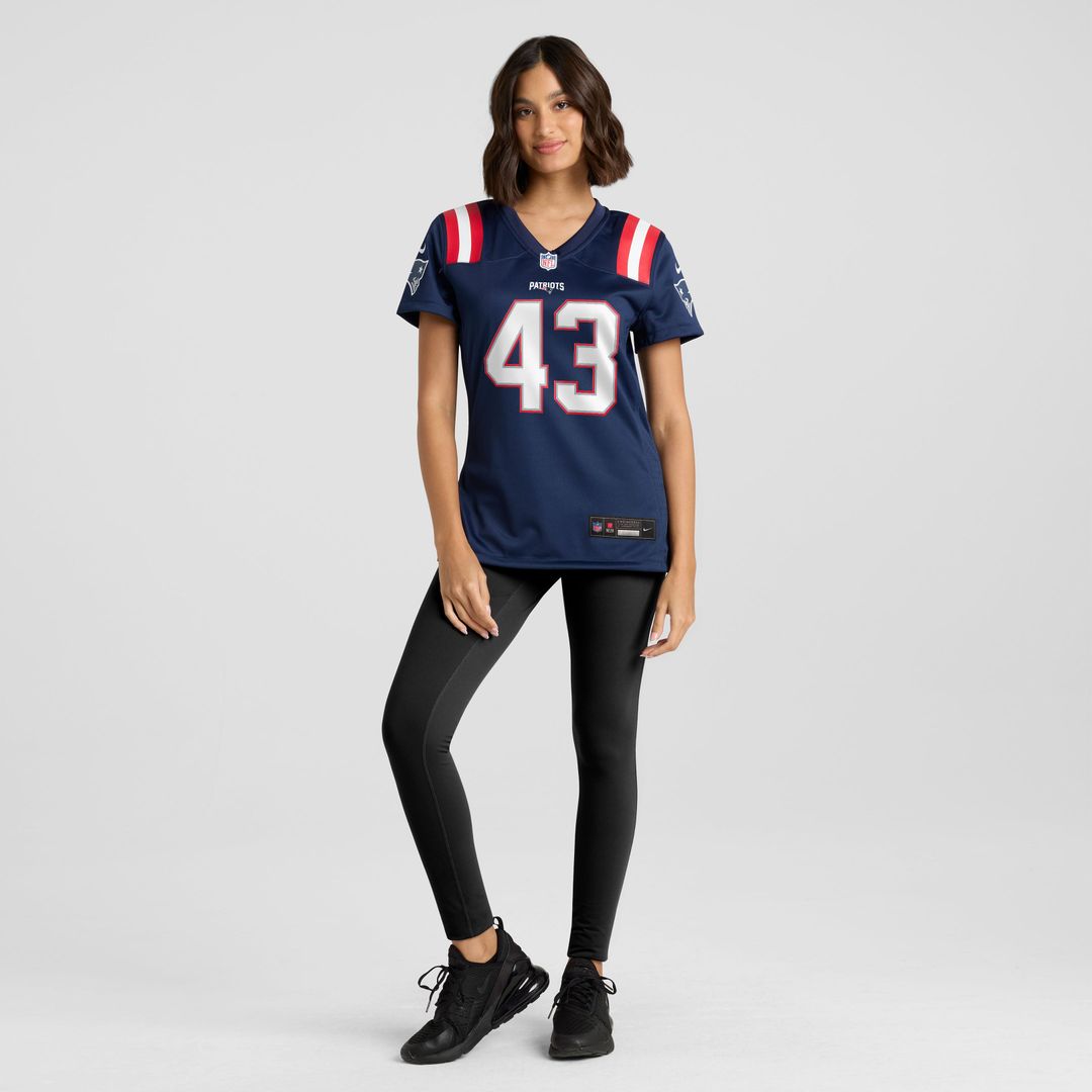 Bradyn Swinson New England Patriots Women's Team Jersey - Navy