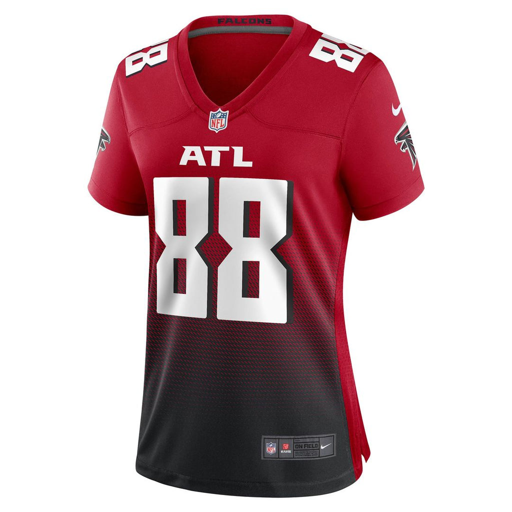 Tony Gonzalez Atlanta Falcons Women's Game Retired Player Jersey - Black